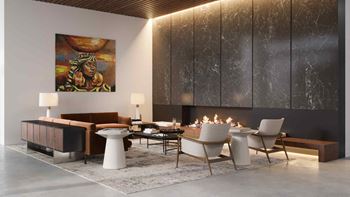Lounge area decor
